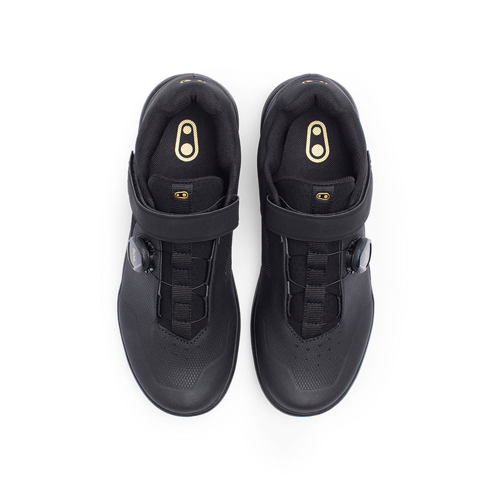 ZAPATOS STAMP BOA NEG / ORO - SUELA NEG 10