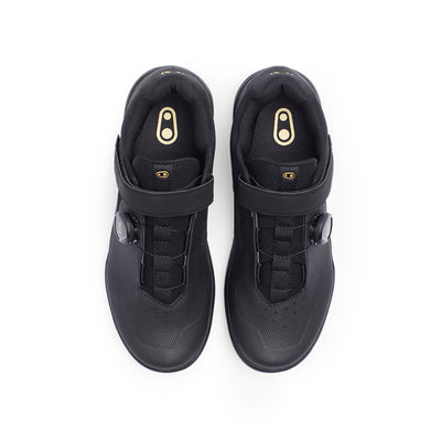 ZAPATOS STAMP BOA NEG / ORO - SUELA NEG 10