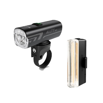 COMBO LAMPARA MAGICSHINE DE 600 LM - TRASERA 30 LM
