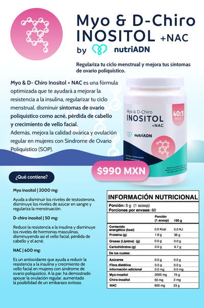 Inositol by NutriADN (60 dosis)