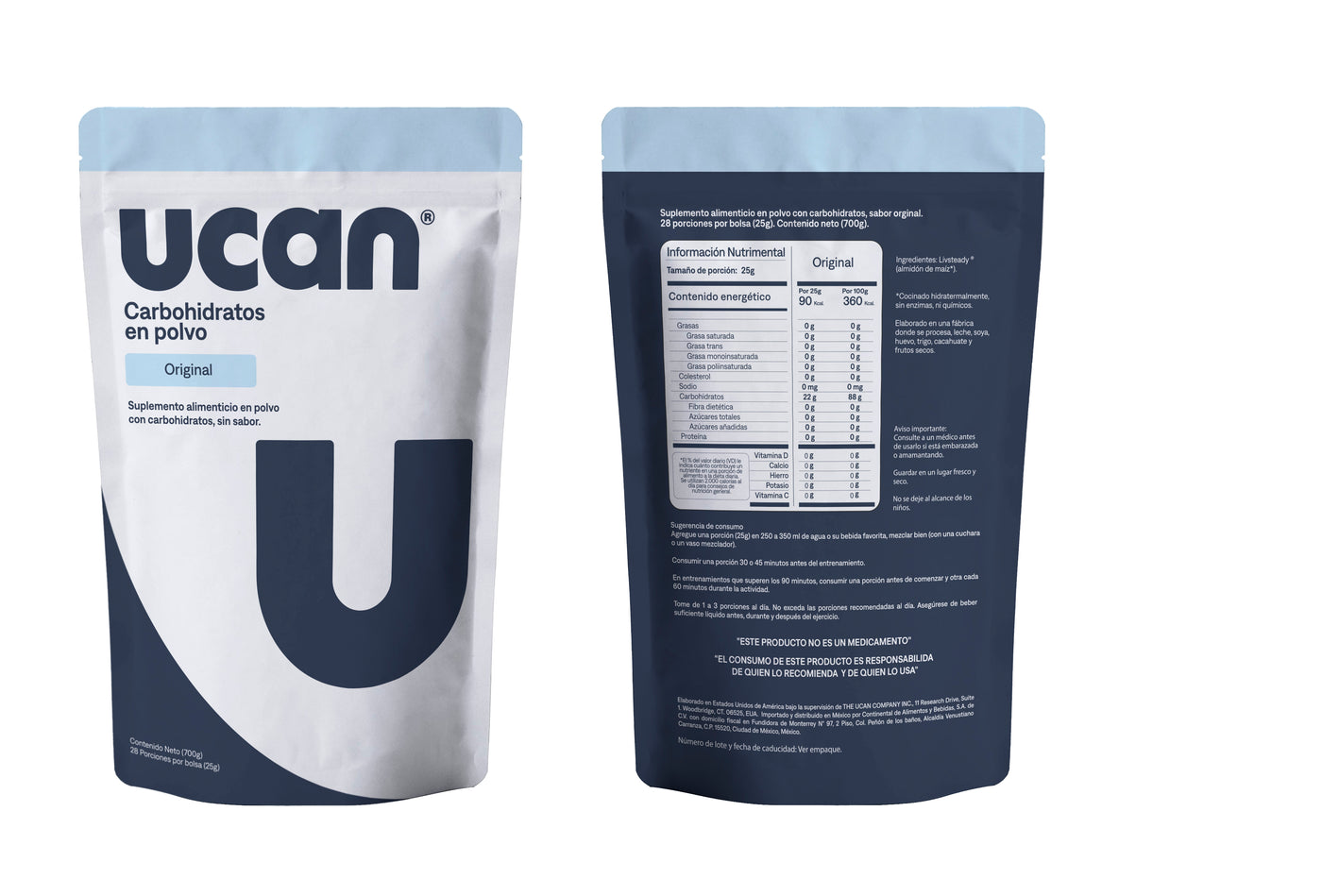 Energy Powder Sin Sabor por Porcion
