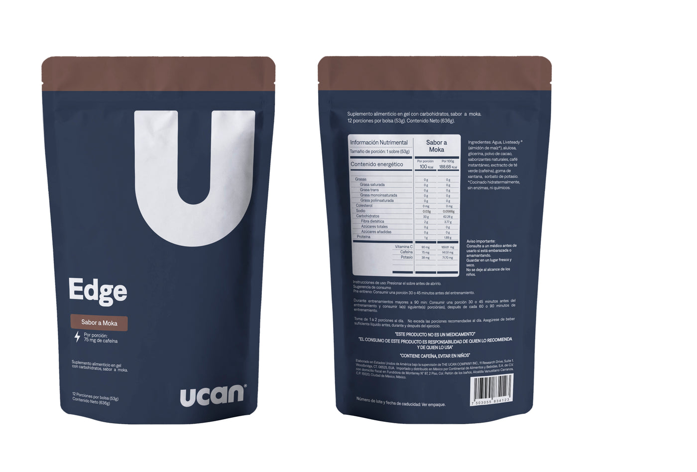 Ucan Gel Moka Cafeína
